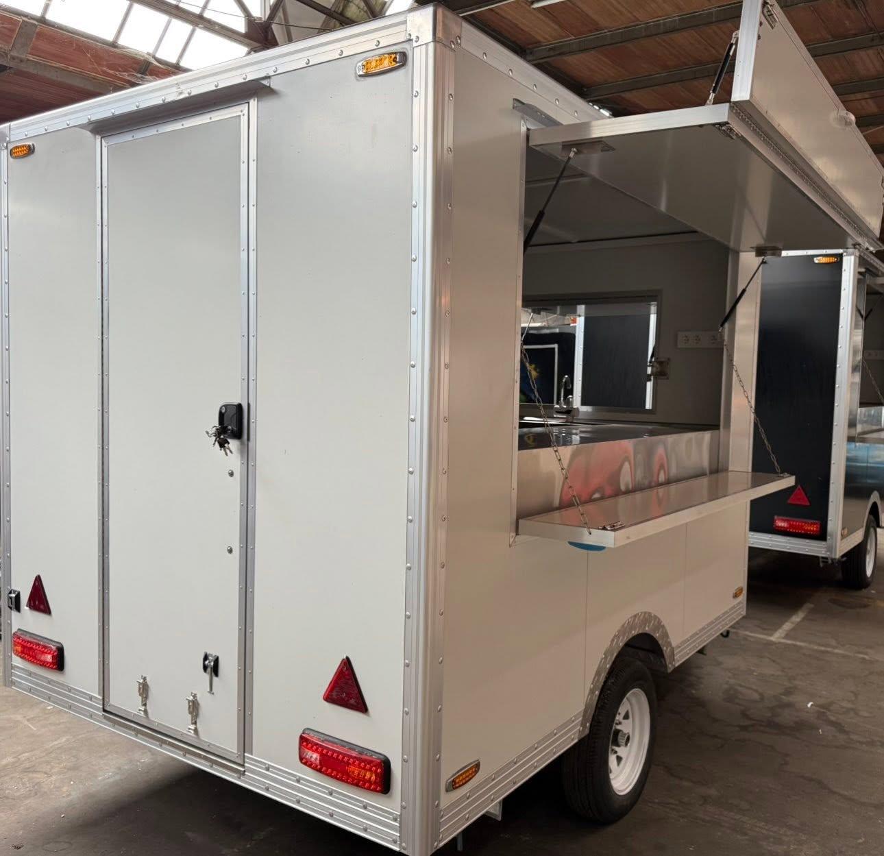 Liten food truck -släp