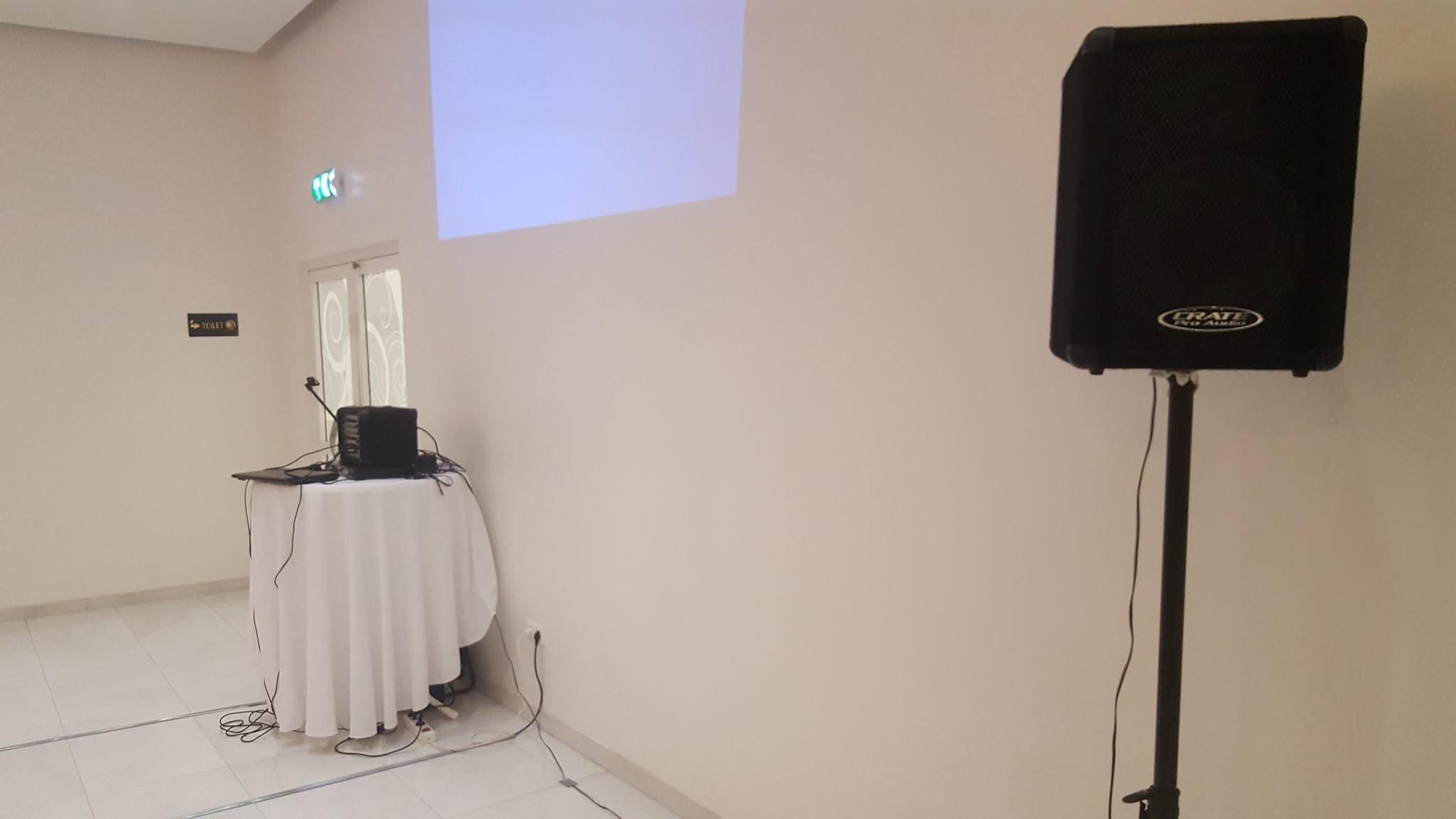 PA-anläggning för event