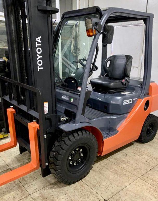 Toyota 8FG80 gaffeltruck 8 ton
