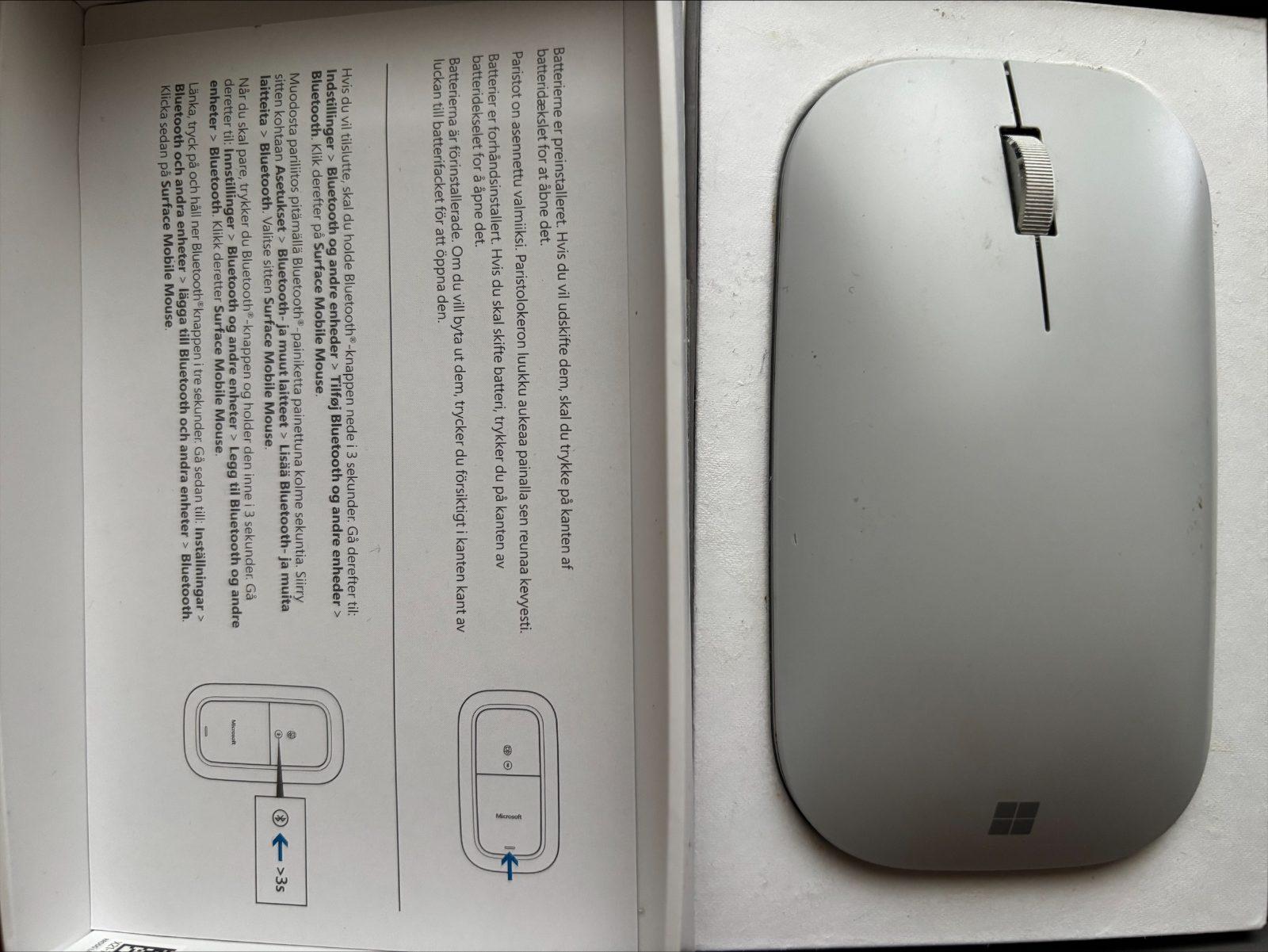 Micrososft surface mouse - trådlös
